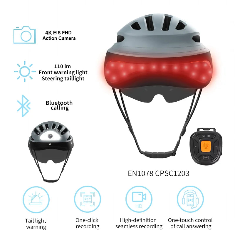 Smart Cycling Helmet: Safety, Connectivity, and Adventure in One