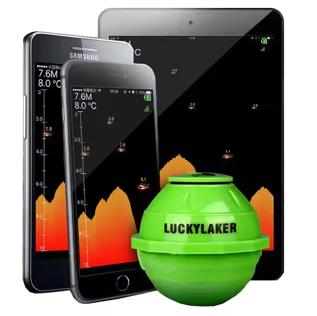 Lucky-FF916: WiFi Wireless 50m Range Fish Finder Sonar for Unforgettable Boat Fishing Adventures