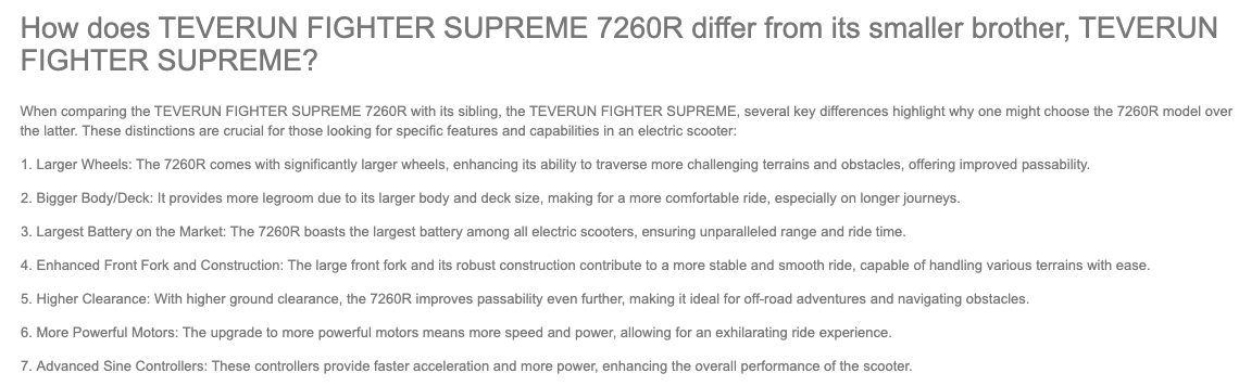 Teverun Fighter SUPREME 7260R: Unleash Your Ride with Unmatched Speed and Range