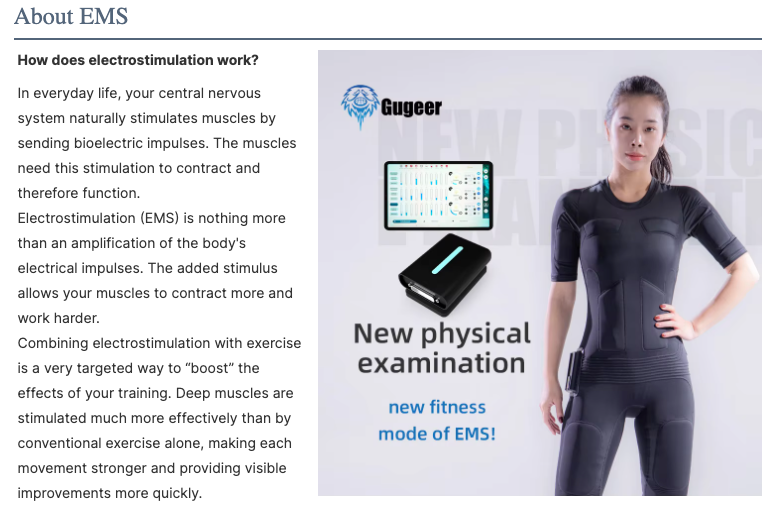 Transform Your Workout: Experience the Power of the EMS Exercise Suit