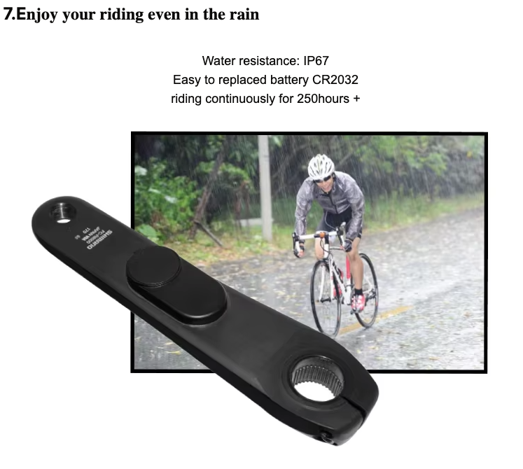 PW100 ANT+ Crank Bike Power Meter - Precision Cycling Performance Tool