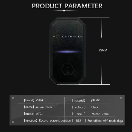 SET 12 players Football and basketball positioning tracker, activity trajectory, motion direction data statistics and playback, team version