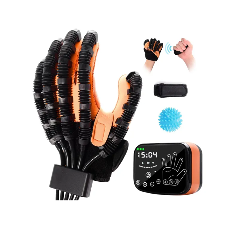 Top grade Hand Exercise Therapy Stroke Hand Exerciser Rehabilitation Robot Glove