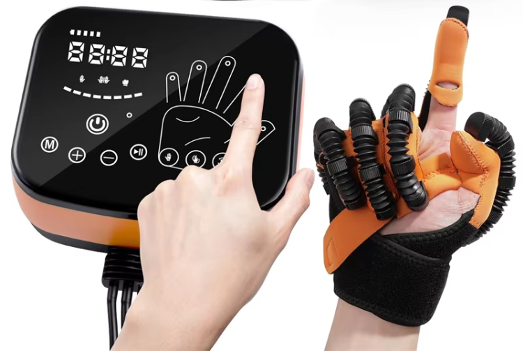 Top grade Hand Exercise Therapy Stroke Hand Exerciser Rehabilitation Robot Glove