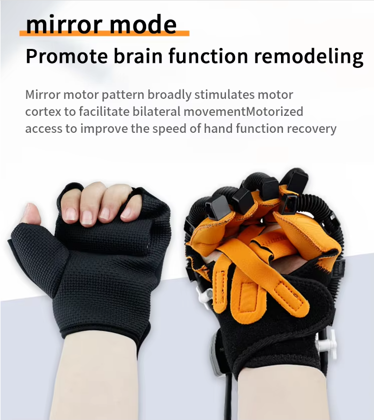 Top grade Hand Exercise Therapy Stroke Hand Exerciser Rehabilitation Robot Glove