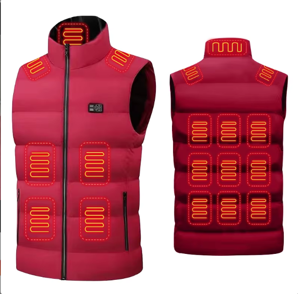 Stay Toasty and Trendy: HC-220 Heated Vest with 18 Heating Zones and Smart Temperature Control