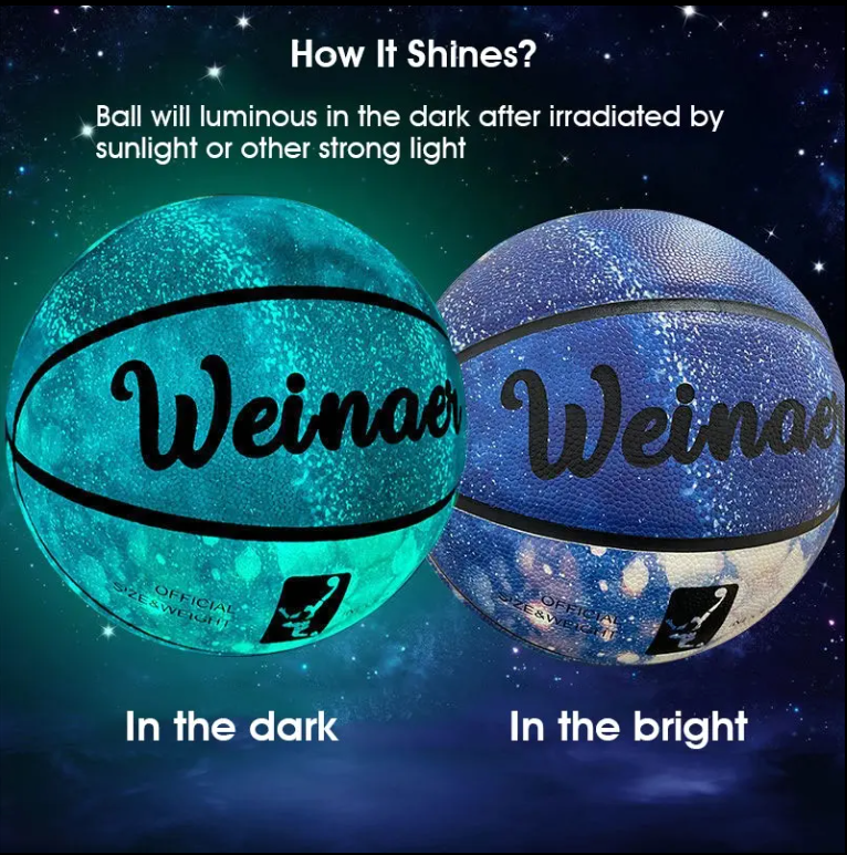 lluminate Your Game: The Luminous Glow-in-the-Dark Basketball for Nighttime Thrills