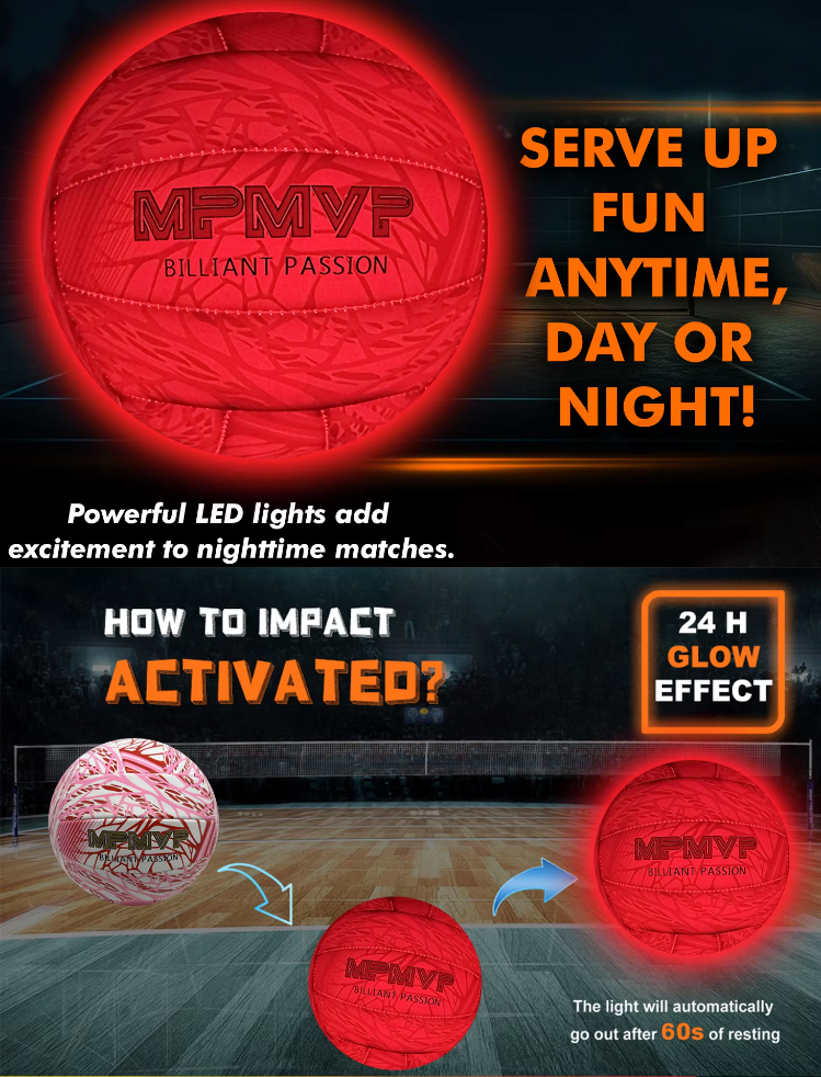 Brilliant Passion LED Volleyball: Illuminate Your Game Day or Night