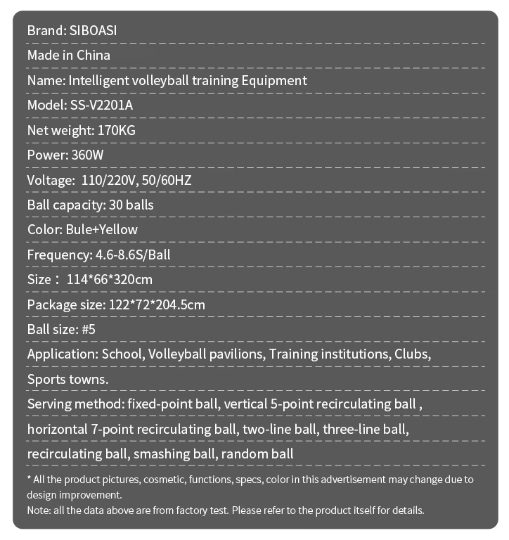 Elevate Your Game: Intelligent Volleyball Training Machine for Professional Players