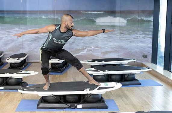 WaveFit Surfset Pilates Board: Ride the Fitness Wave