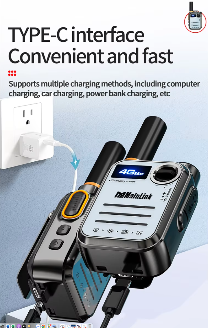 In disasters like earthquakes or accidents, this 4G POC walkie-talkie ensures you stay connected when networks fail. With a 5000 km range and essential features, it’s your vital lifeline in critical situations. Don’t risk being cut off!