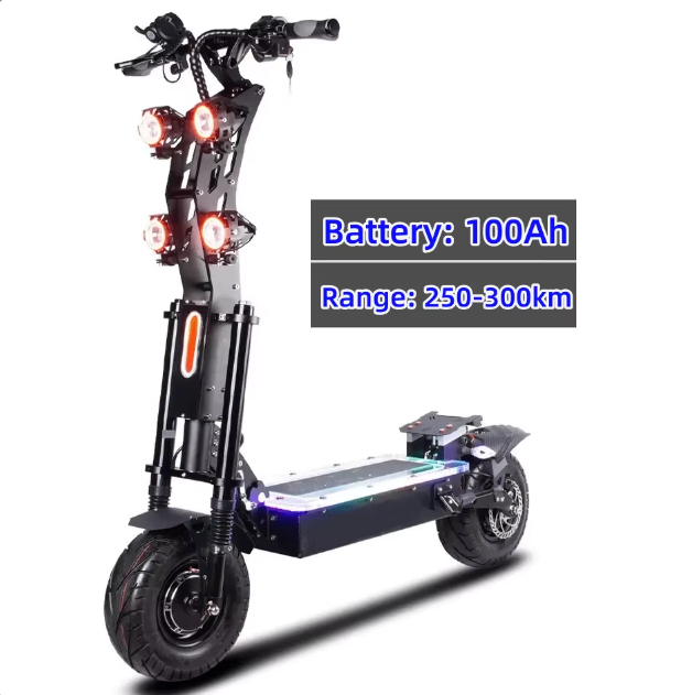 Fast 13 inch 72V 8000W dual motor Adult electric scooter adult 8000 / 10000 watt