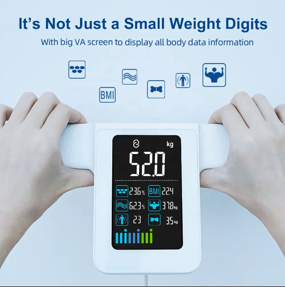 Professional Smart Body Master: Advanced Digital BMI Scale with 29 Essential Health Metrics, Weighs Up to 180 kg