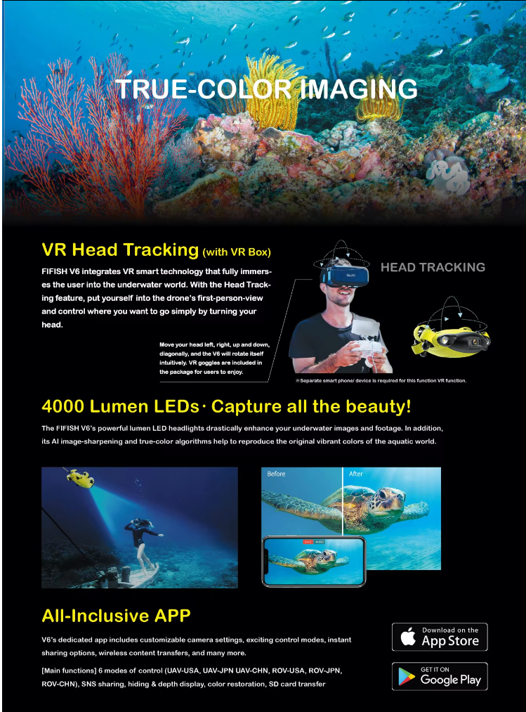 Explore the Depths: Discover the FIFISH V6 Underwater Drone Adventure