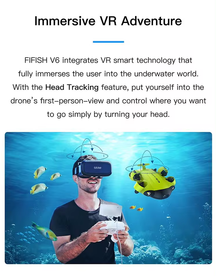 Explore the Depths: Discover the FIFISH V6 Underwater Drone Adventure