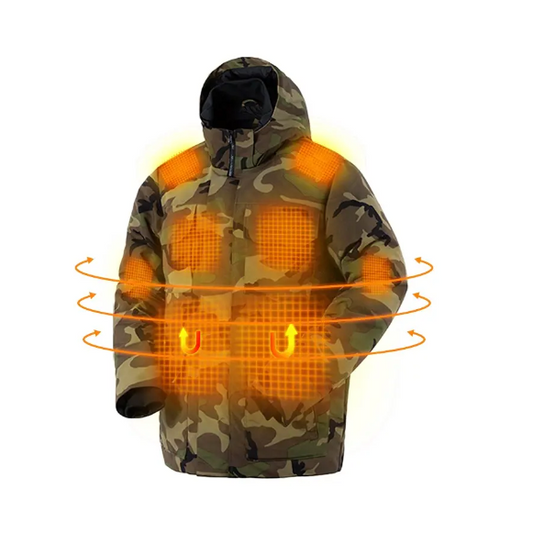 Stay Warm in Style: Meinuanshu Heated Camouflage Jacket for All Your Outdoor Adventuresttery Pack