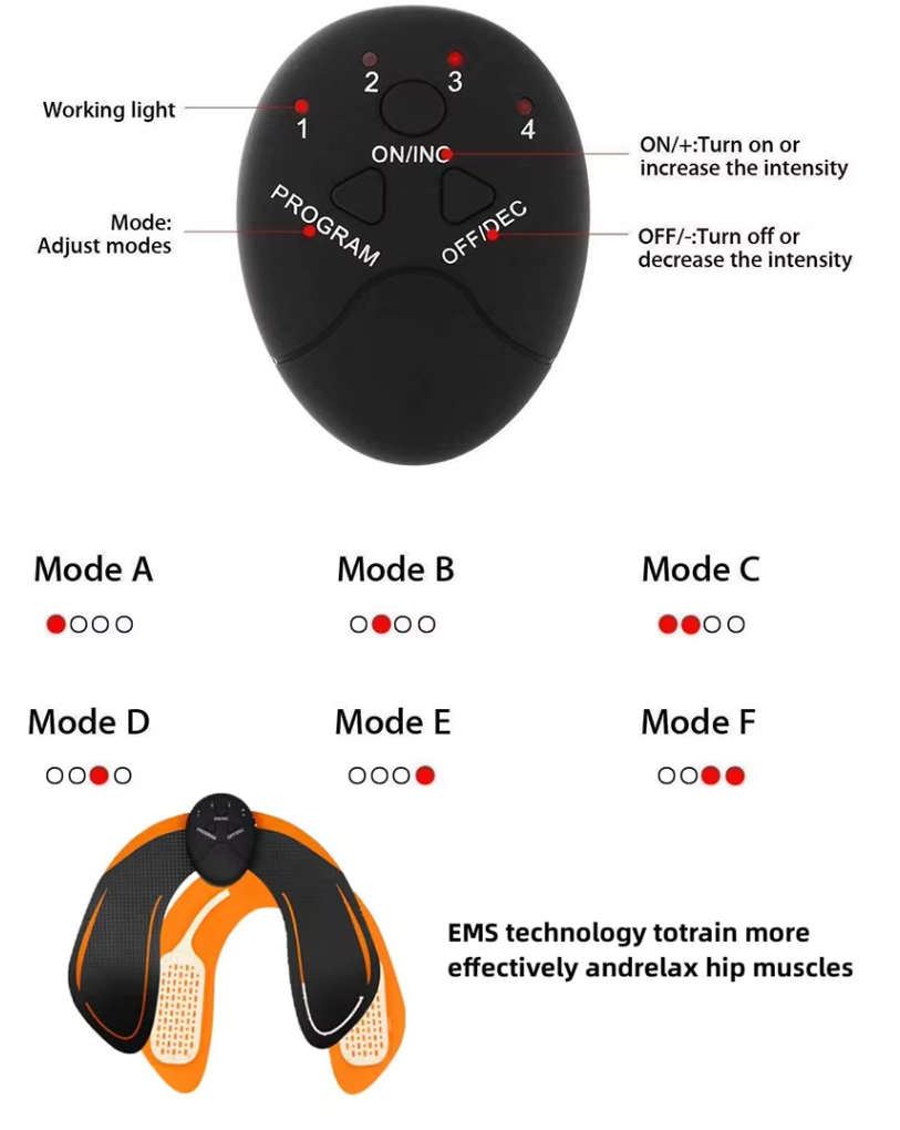 culpt Your Curves: The Ultimate EMS Buttocks Stimulator for Effortless Confidence.