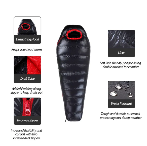 Conquer the Cold: BLACKSNOW Winter Sleeping Bags for Ultimate Adventure Comfort—Designed for Temperatures Down to -35°C