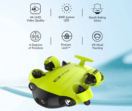 Explore the Depths: Discover the FIFISH V6 Underwater Drone Adventure