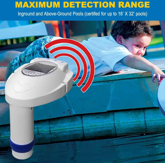 SAFE LIVE OF YOUR KIDS  BY EASY WAY / Swimming Pool Alarm with Solar Battery Power