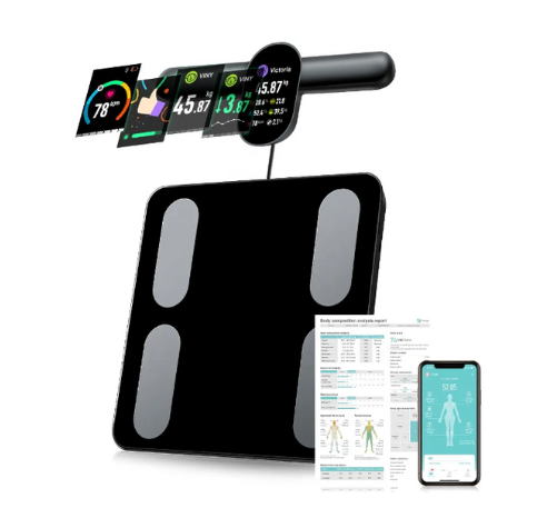 Professional Smart Body Master: Advanced Digital BMI Scale with 29 Essential Health Metrics, Weighs Up to 180 kg