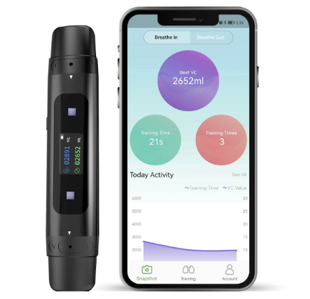 Smart Breathing Training Analyzer: Enhance Lung Capacity & Boost Health