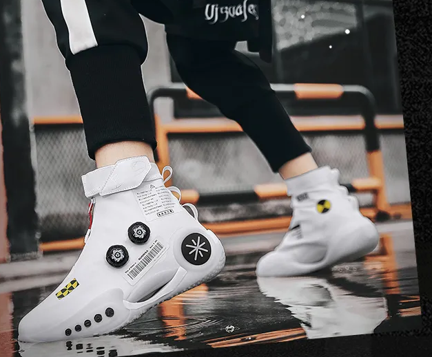 Step Up Your Game: High-Quality Basketball Sneakers with Unique Punk Street Style for the Professional Player