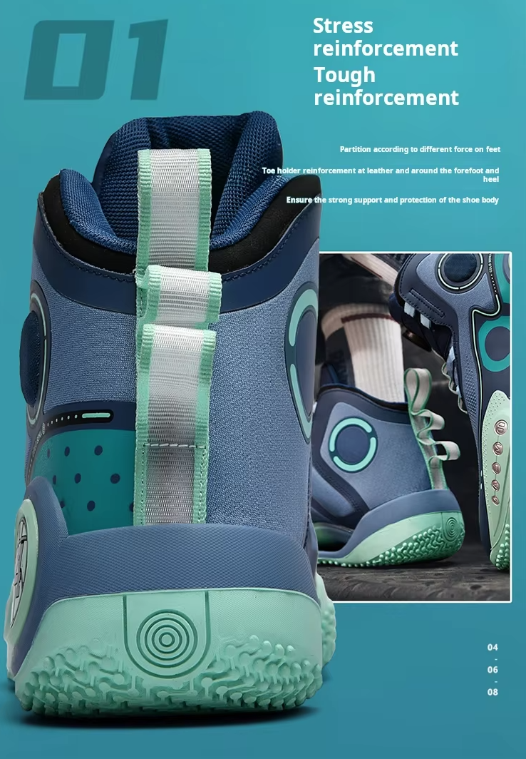 Game-Changer: Futuristic High-Top Basketball Shoes for Unmatched Style and Performance