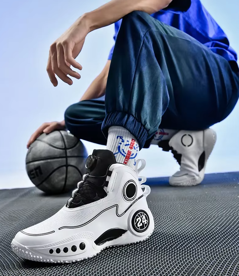 Game-Changer: Futuristic High-Top Basketball Shoes for Unmatched Style and Performance