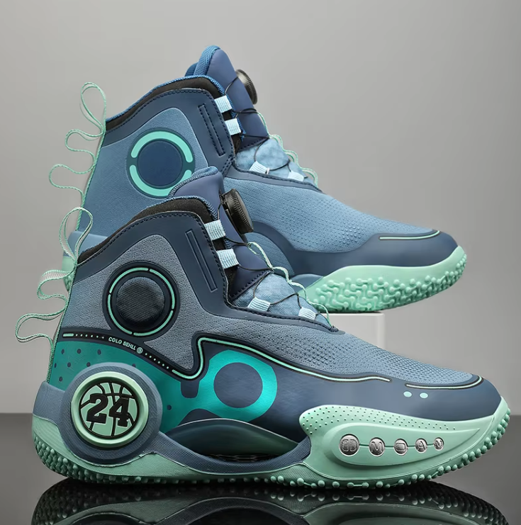 Game-Changer: Futuristic High-Top Basketball Shoes for Unmatched Style and Performance