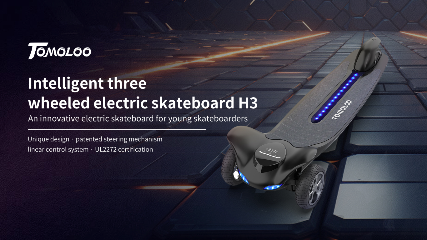 Experience the Thrill: Ride the Dragon Knight H3 Three-Wheeled Electric Skateboard