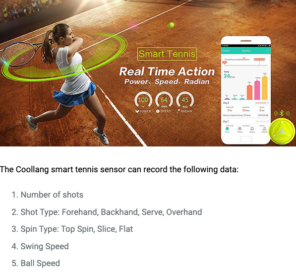 Transform Your Tennis Game with the Coollang Smart Tennis Sensor