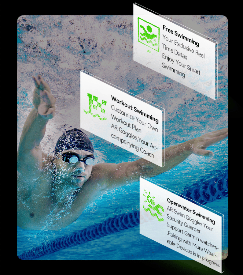 Original Holoswim2 Smart Swimming Goggles: Your Ultimate Assistant for Professional Swimmers