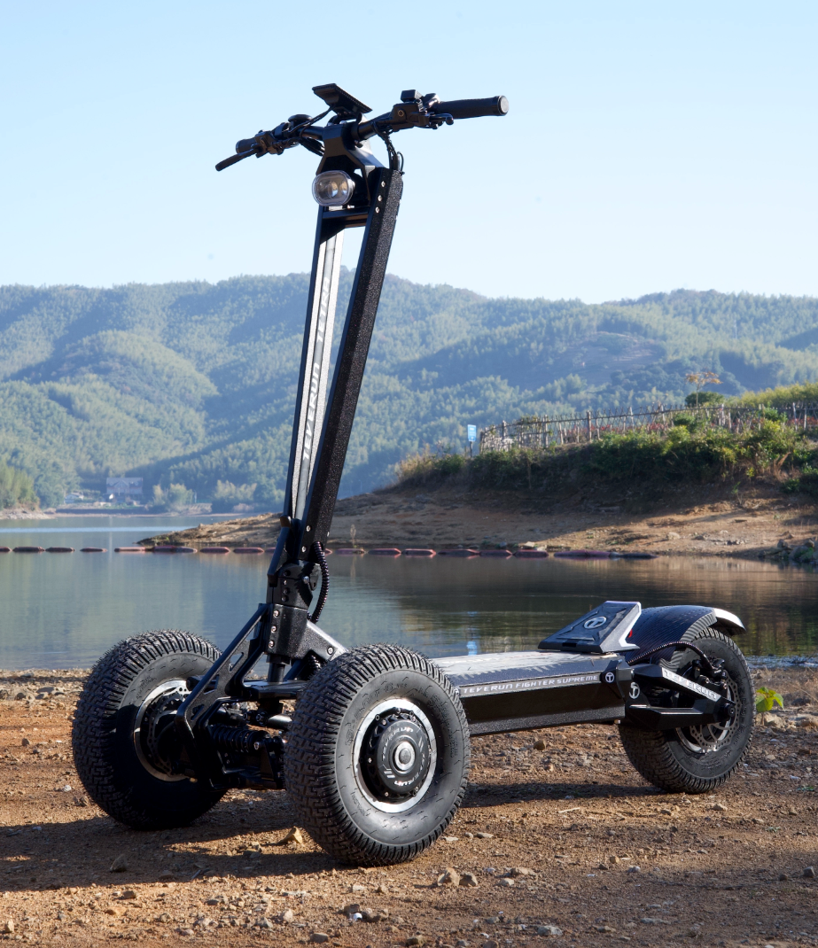 Teverun Tetra: The Ultimate 4-Wheeled Electric Adventure Scooter