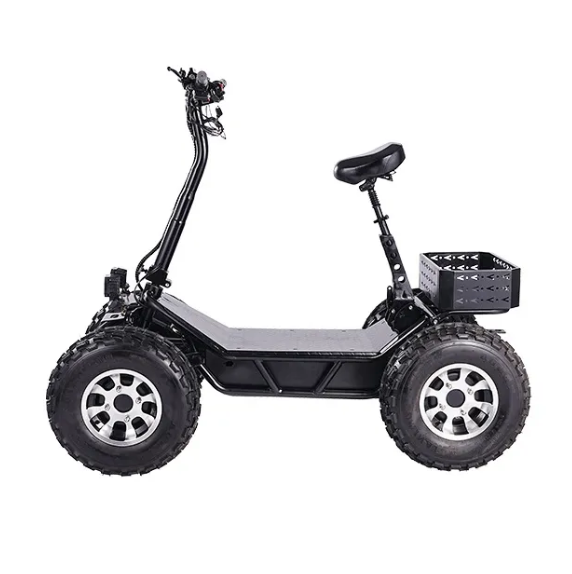 Scooter Electric Mountain Tank ( 100% WATERPROOF) 21 inch Four Engines ATV off road Scooter 10000 w