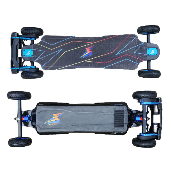 Lightning-FS-AT2WD: The Ultimate Racing Electric Skateboard—Second Fastest Commercial Version with 8000W of Pure Power! Experience the Thrill of Speed Like Never Before