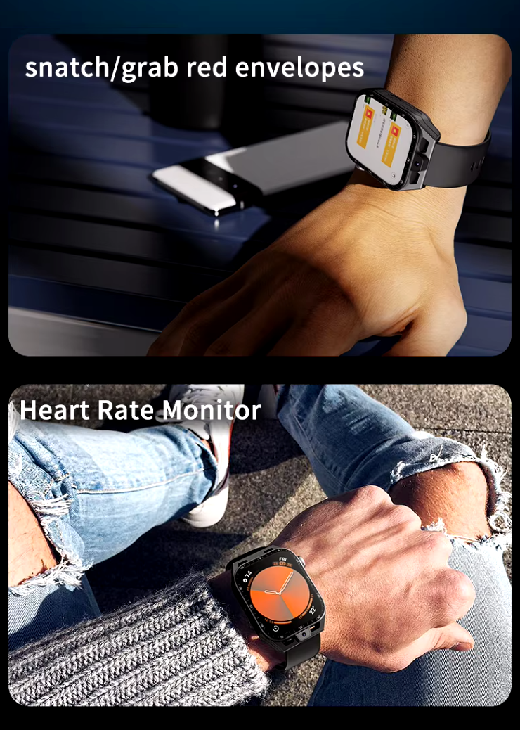 DW18 Smart Watch: Your All-in-One 4G Connectivity & Health Companion