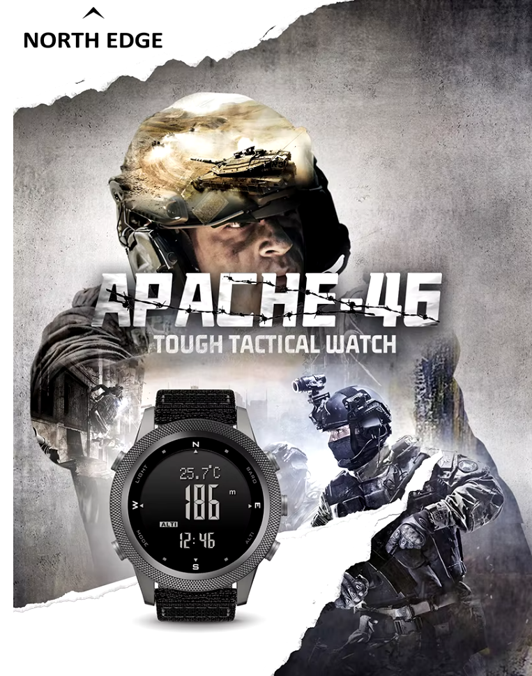 NORTH EDGE APACHE 46: The Ultimate SEAL Watch for Tactical Excellence