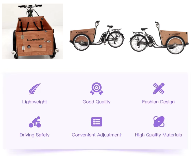 Clamber Electric Cargo Bike: The Fun, Eco-Friendly Ride for Family Adventures and Everyday Errands