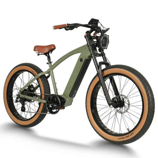 Conquer Every Trail: The GreenPedel 48V 750W Electric Fat Tire Bike