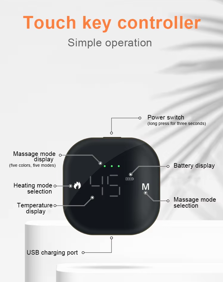 Electric Knee Massager with Heat: Ultimate Pain Relief and Rehabilitation Solution