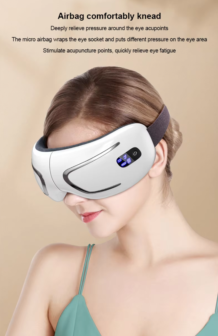 Revitalize Your Eyes: Smart Electric Wireless Eye Massager with Acupuncture Therapy