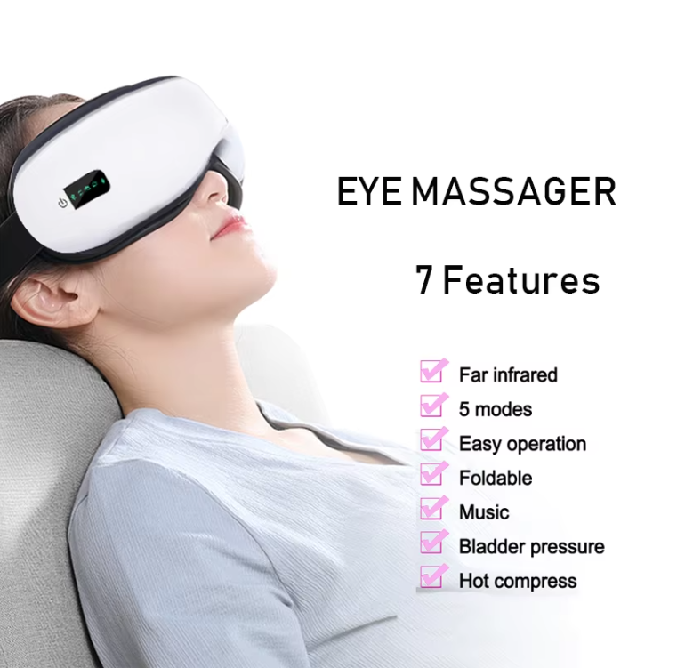 Revitalize Your Eyes: Smart Electric Wireless Eye Massager with Acupuncture Therapy