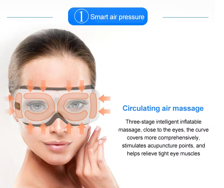 Revitalize Your Eyes: Smart Electric Wireless Eye Massager with Acupuncture Therapy