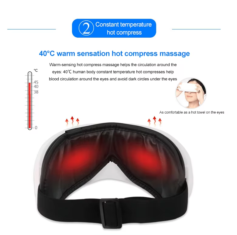 Revitalize Your Eyes: Smart Electric Wireless Eye Massager with Acupuncture Therapy