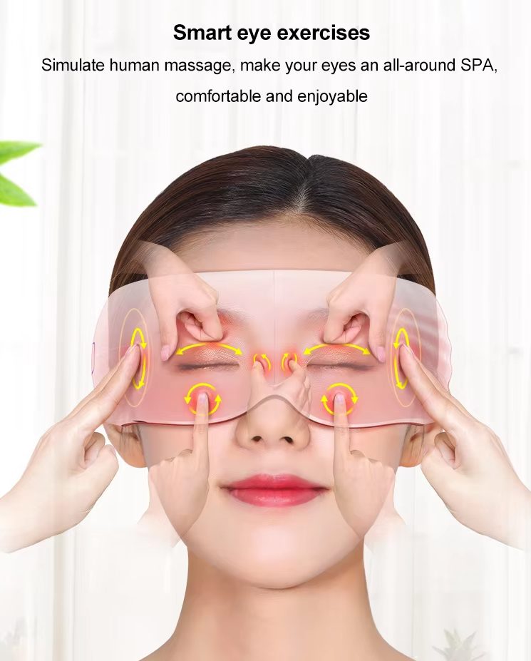 Revitalize Your Eyes: Smart Electric Wireless Eye Massager with Acupuncture Therapy