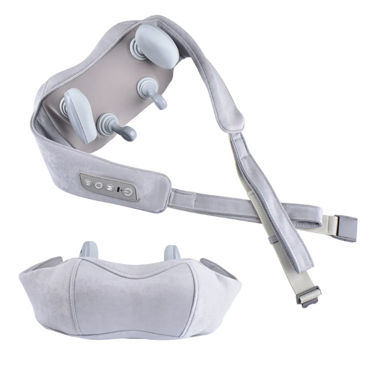 Ultimate Relaxation: Rechargeable Wireless Back & Neck Massager for Deep Tissue Relief