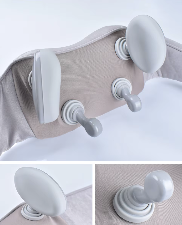 Ultimate Relaxation: Rechargeable Wireless Back & Neck Massager for Deep Tissue Relief