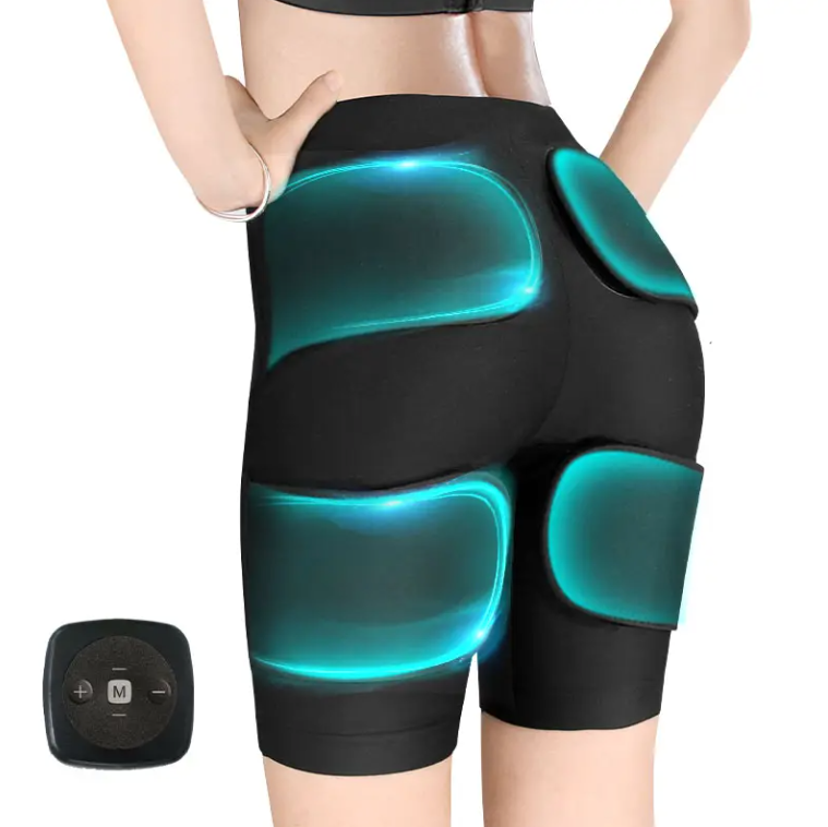 Fitness Electronic Muscle Stimulator: Wireless EMS Shorts for a Lifted, Sculpted Buttock & Hip Trainer