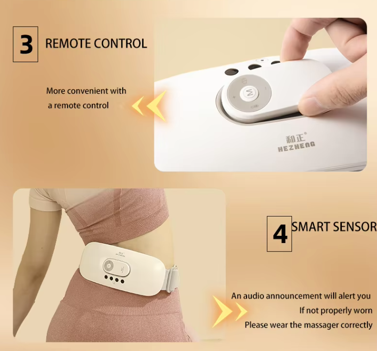 Revolutionary Lumbar Relief: Smart Lower Back Massager with Infrared & EMS Therapy for Pain-Free Living